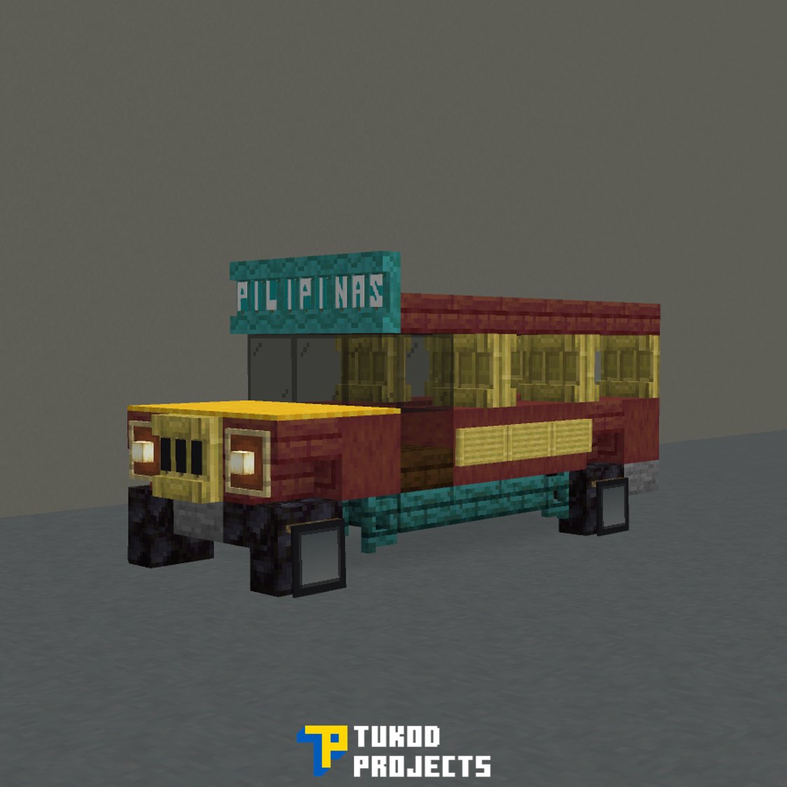 TukodProjects's tweet image. Built a Jeepney in Minecraft using the new shelf blocks! 🇵🇭🚌

#Minecraft #MinecraftBedrock #MinecraftBuilds #MinecraftPH #Jeepney