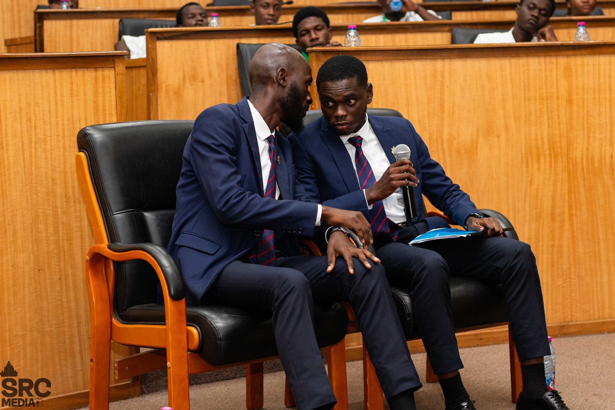 watsuptek's tweet image. Shakir Waiz Is - Haq with his running mate Justice Atuahene have been screen and released by the vetting panel.
#WatsuptekReport
#ElectionCommandCenter
#KNUSTDecides25