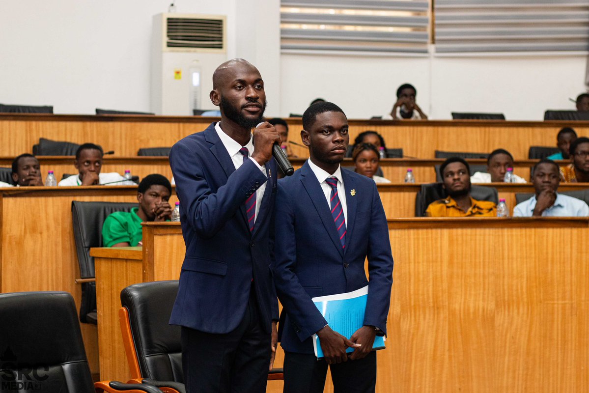 watsuptek's tweet image. Shakir Waiz Is - Haq with his running mate Justice Atuahene have been screen and released by the vetting panel.
#WatsuptekReport
#ElectionCommandCenter
#KNUSTDecides25