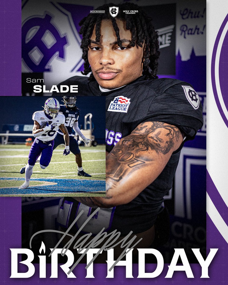 HCrossFB's tweet image. We're also wishing @sam7slade a very happy birthday! 🎉
#GoCrossGo