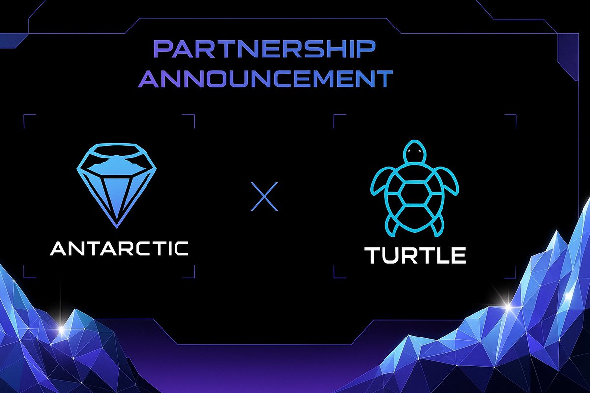 BREAKING 🚨🗞️: <a href="/turtledotxyz/">Turtle</a> is officially partnering with @antarctic_EX ,and we’re about to shake up the digital frontier like never before.

Here’s what it means👇