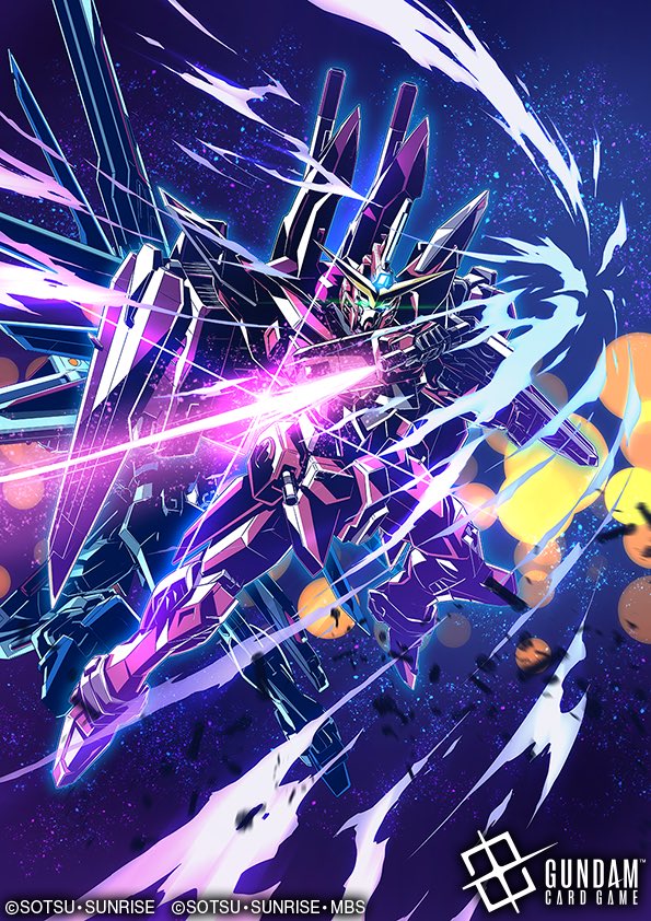 Asmaria_'s tweet image. 本日発売のガンダムカードゲーム「Newtype Rising[GD01]」フリーダムとジャスティス描きました！
#ガンダムカードゲーム #GCG