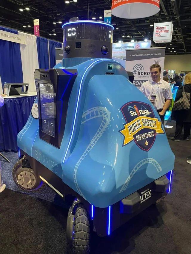 StorybookAmuse's tweet image. Whatever happened to those robot security guards at Six Flags?