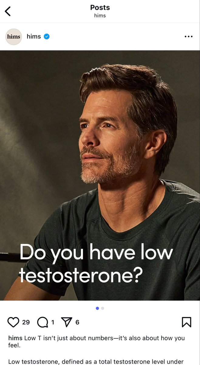 EndicottInvests's tweet image. $HIMS is teasing testosterone.
I bet they release the product during earnings weeks 👀