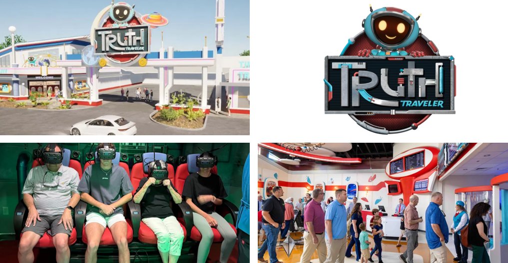 stingerreport's tweet image. KWP #TrendWatch - Continued investment in immersive attractions sees '#TruthTraveler' open in Tennessee - an #immersive adventure offering a time travelling #experience through biblical history. Comprising #4D theater and #VR motion attraction.
