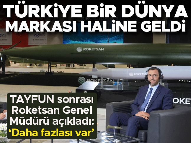 Hurriyet's tweet image. TAYFUN BLOK-4 sonrası Roketsan Genel Müdürü açıkladı: 'Daha fazlası var'
bigpara.hurriyet.com.tr/haberler/ekono…
