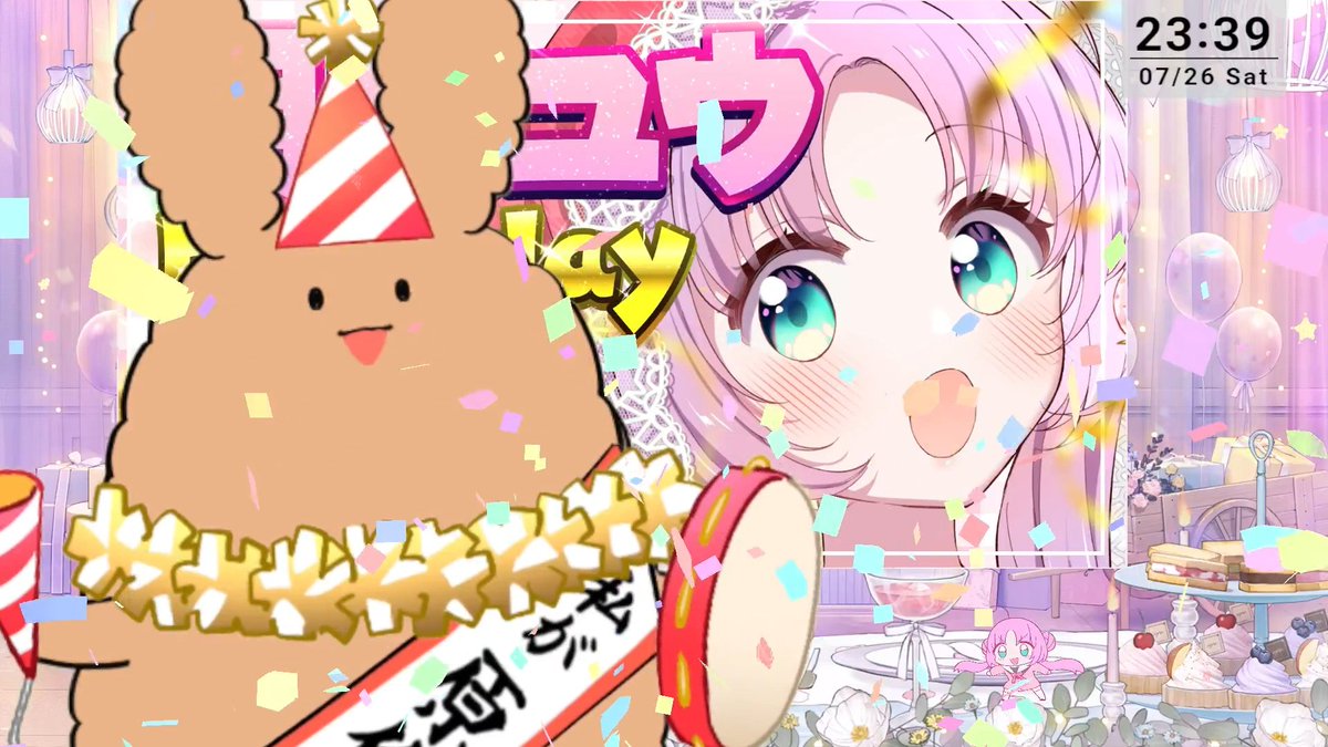 rasuko_okuma's tweet image. 本日も配信＆素敵な作品ありがとうございました！！✨✨
ユウのお誕生日をたくさんお祝いしてくれてめちゃありがとう！！！
次は宝木遥乃バースデー配信で会おうな～～！✨
ボナおめHappyBirthday！！🎂🎉✨✨
#ボナヴー配信
#星屑テレパス
▷配信アーカイブ
youtube.com/live/jdhxINala…