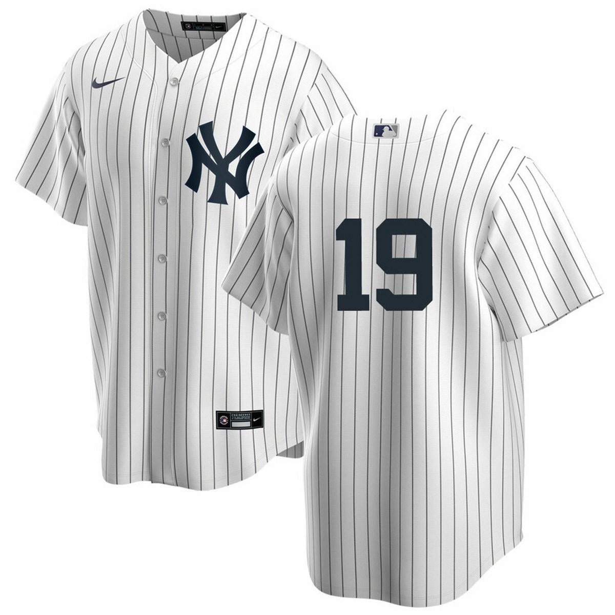 NamethatYank's tweet image. Yankees designated Ryan McMahon with the Jersey number 19. Without saying Tanaka, Name a Yankee player to wear that number.