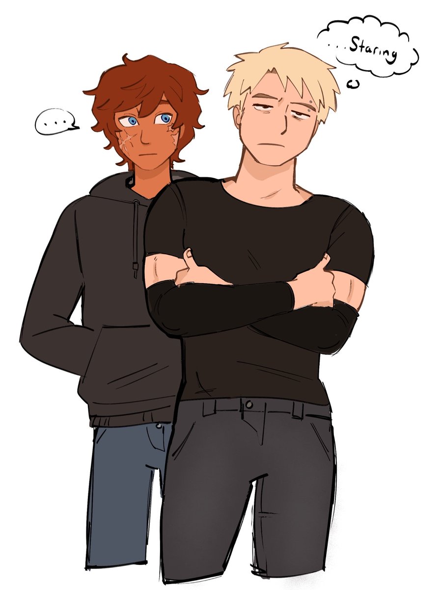 stares at you with big eyes #andreil