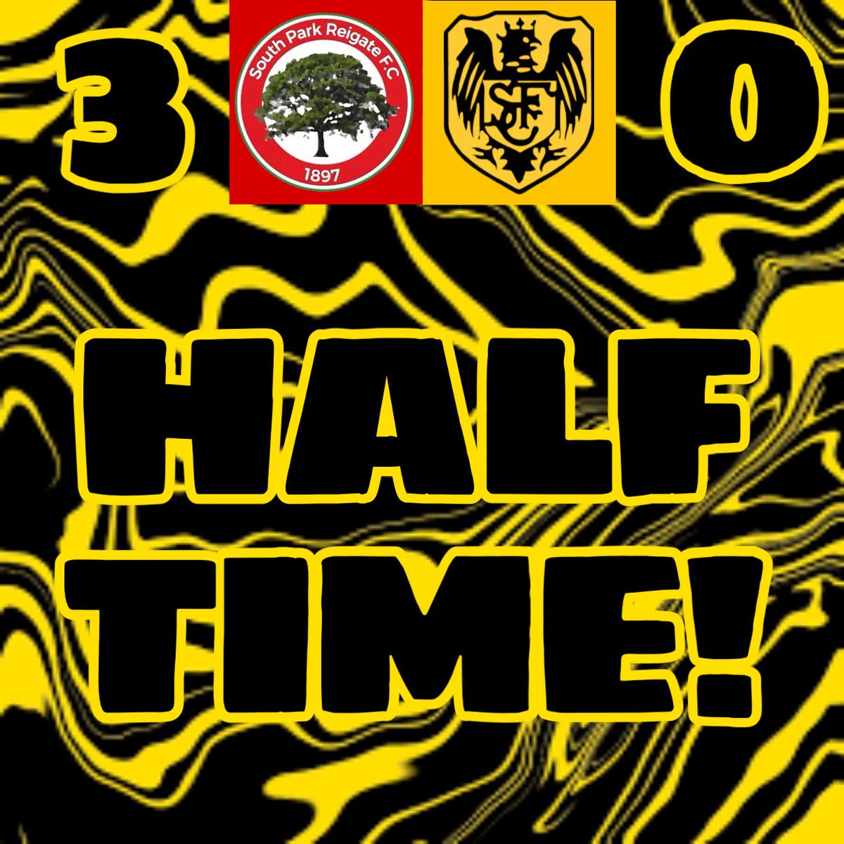 stotfoldfc's tweet image. We are trailing at the break
