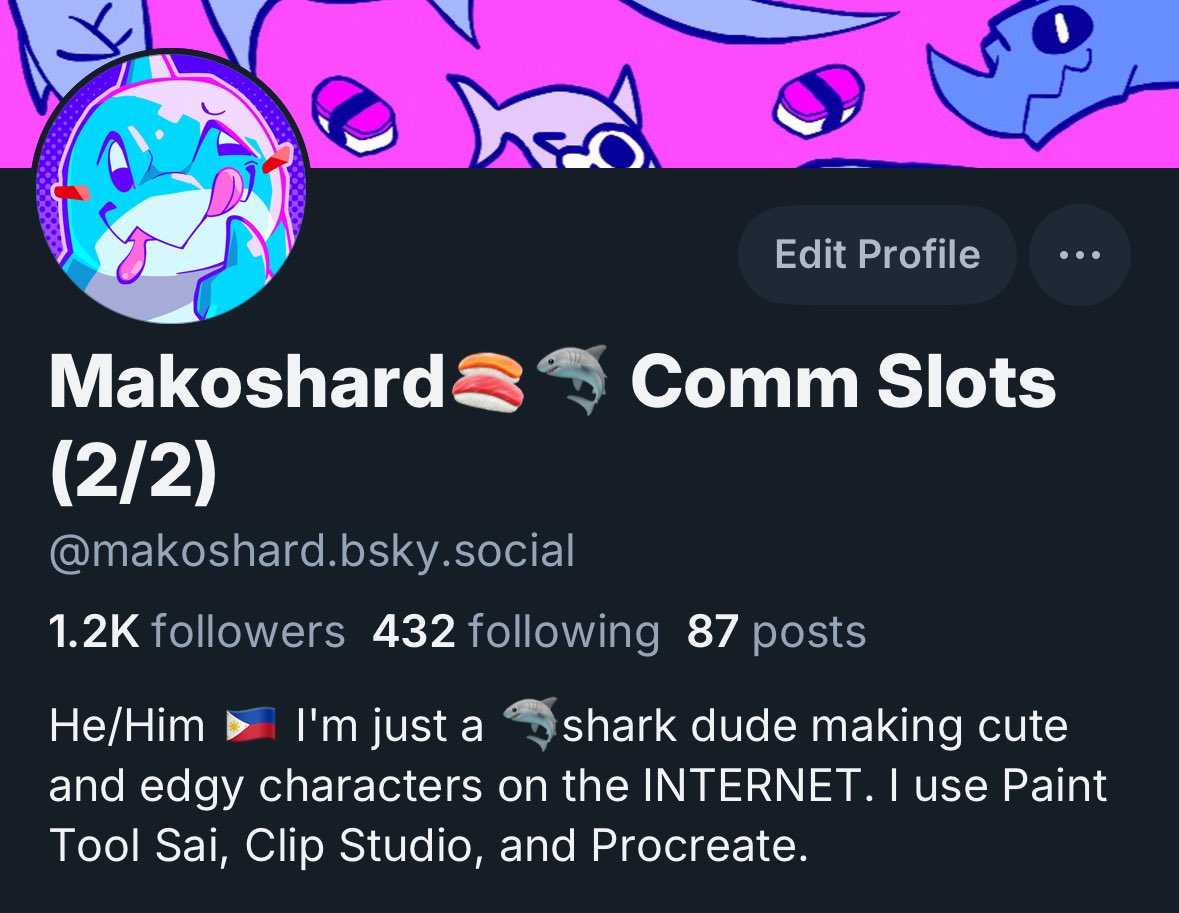 makoshard's tweet image. I would like to remind peeps I have a bsky. Go follow me there if you're on bsky as well!