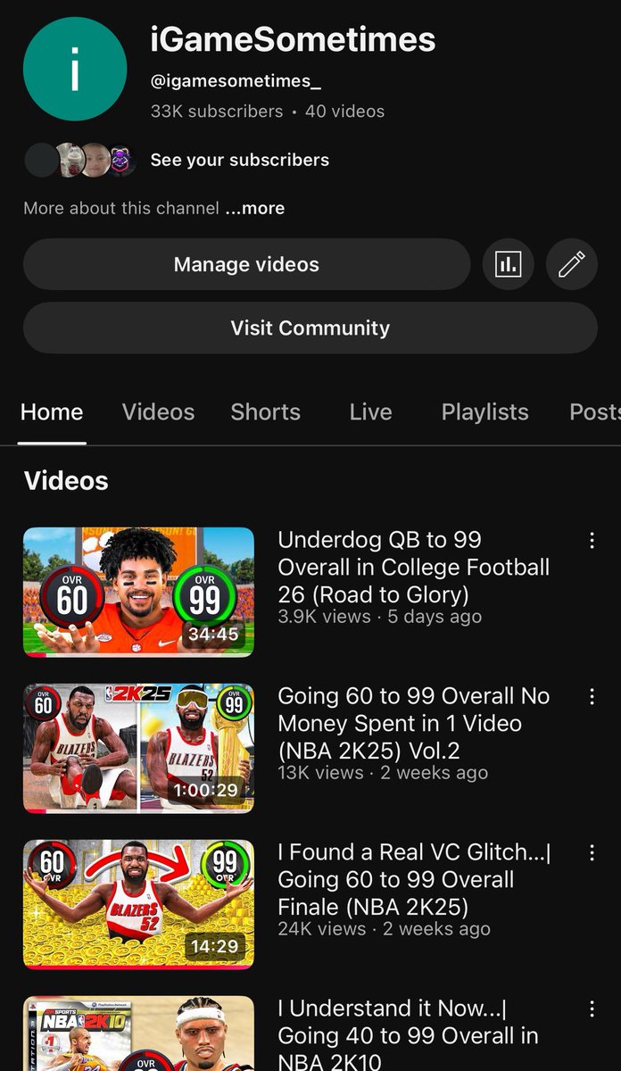 GameSometimesYT's tweet image. WE BACK!!! Thank You everyone that reposted and shared when I was hacked