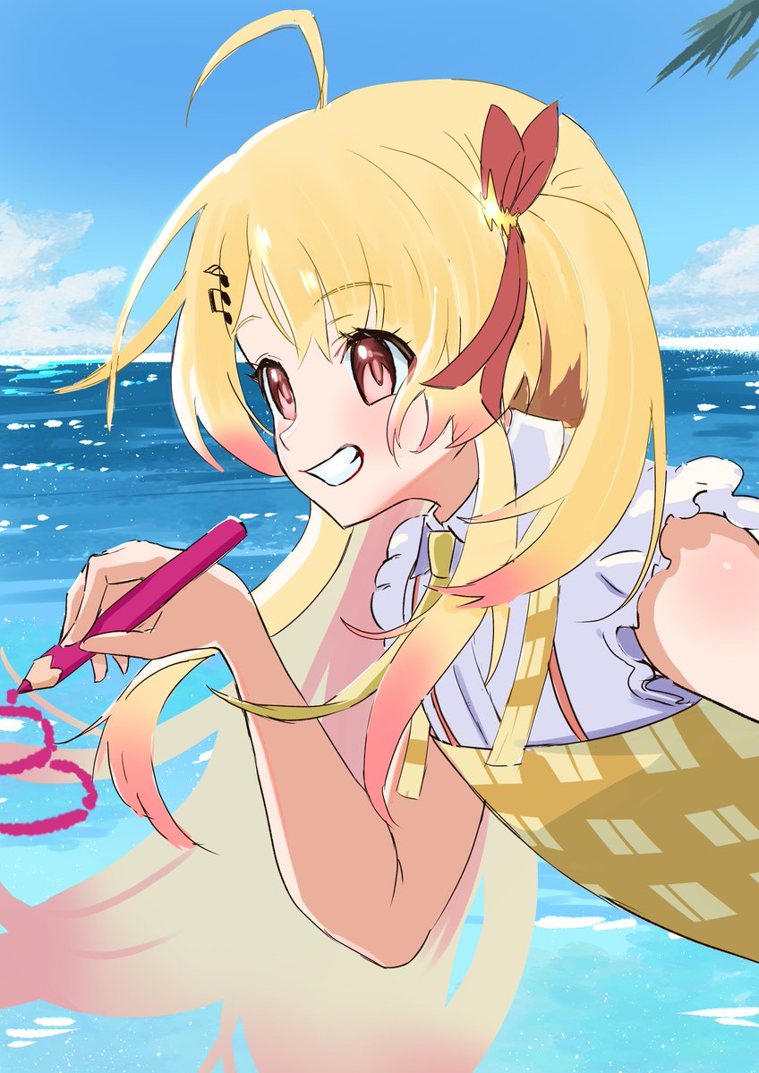 charrypaypay's tweet image. #Artnose　#holonatsuParadise