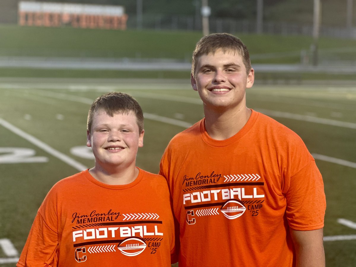 DavidAB2028's tweet image. Working the Jim Conley Memorial Youth Football Camp