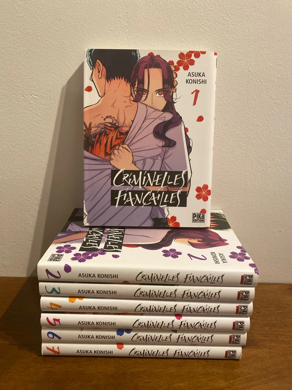 LelouchTsundoku's tweet image. 📚 Manga Criminelles Fiançailles
💸 25 €
🔗 vinted.fr/items/67540243…
Manga Criminelles Fiançailles tome 1 à 7
Parfait état, vente Vinted Go non acceptée
D'autres mangas sont déjà disponibles sur mon dressing et j'ai d'autres anno...