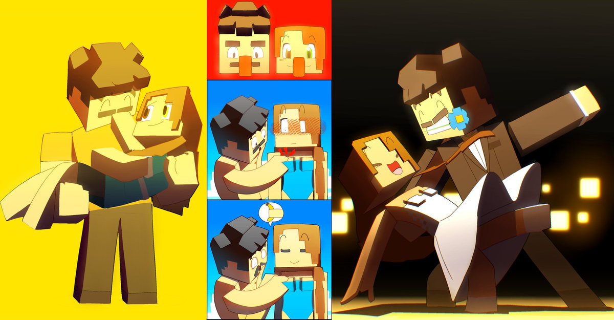 allan_artz7's tweet image. I love so much minecraft style