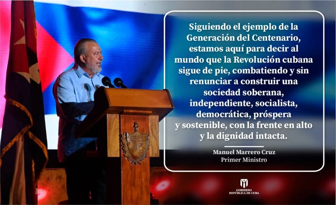Alfonso Noya Martínez🇨🇺 (@alfonso_noya) on Twitter photo "Fortalezcamos la unidad, porque es el escudo protector de la Patria ante las campañas del enemigo que intenta fracturarnos" enfatizó <a href="/MMarreroCruz/">Manuel Marrero Cruz</a> en el acto por el 26 de julio en Ciego de Ávila. #CubaEstáFirme #LaLuchaNoHaCesado "Fortalezcamos la unidad, porque es el escudo protector de la Patria ante las campañas del enemigo que intenta fracturarnos" enfatizó <a href="/MMarreroCruz/">Manuel Marrero Cruz</a> en el acto por el 26 de julio en Ciego de Ávila. #CubaEstáFirme #LaLuchaNoHaCesado