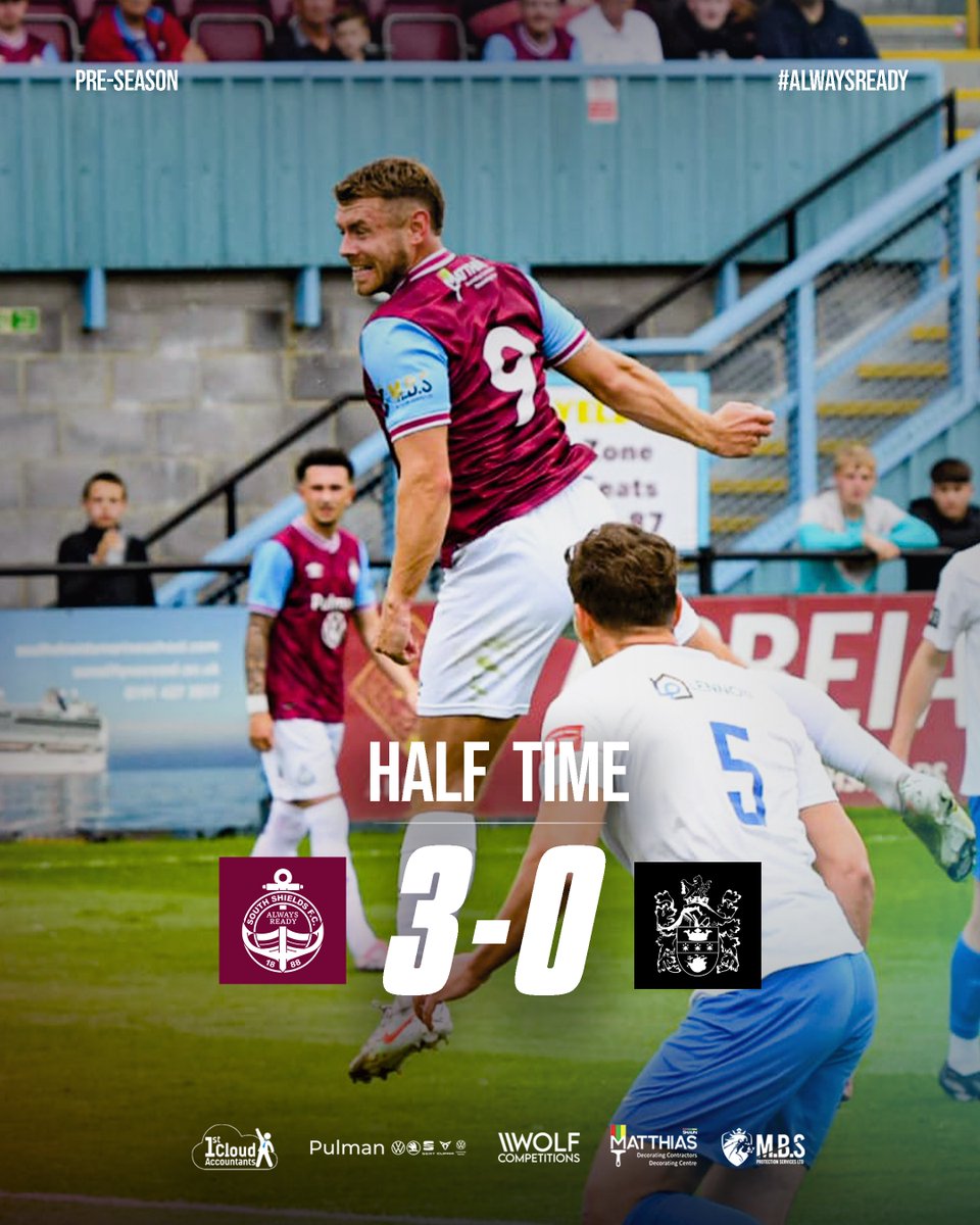 SouthShieldsFC's tweet image. An action packed first-half!
โ๏ธ 3-0 ๐ต
๐ธ Kev Wilson
#SSFC #AlwaysReady