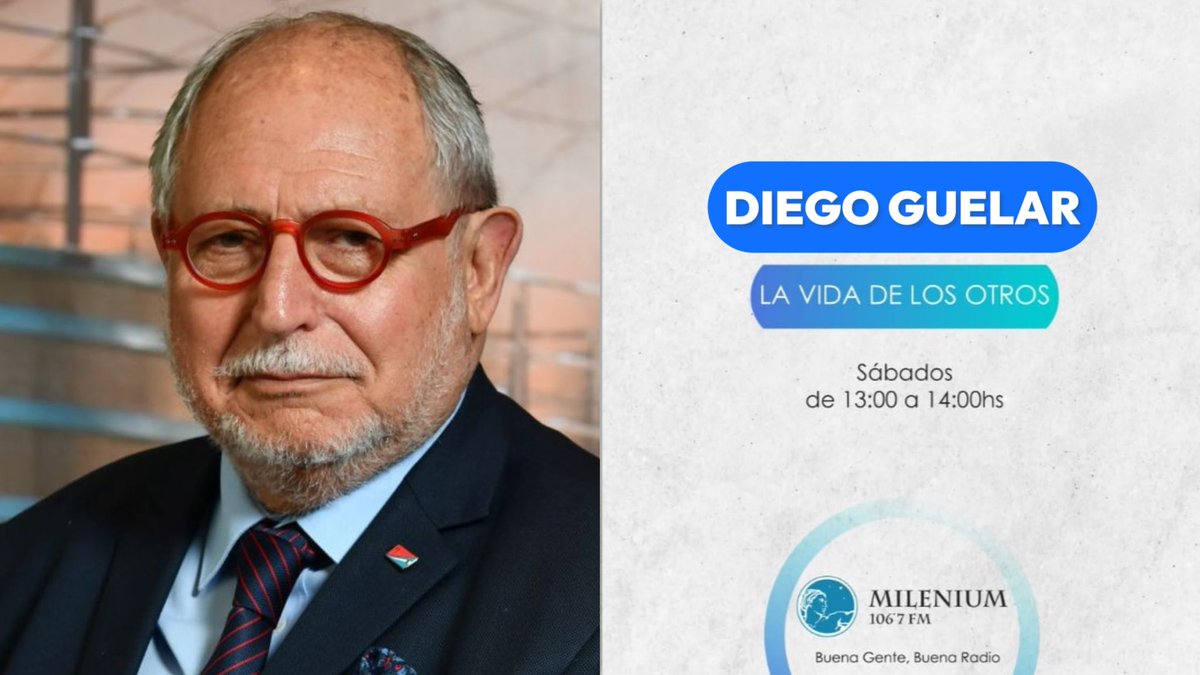 monigps's tweet image. Hoy en #LaVidaDeLosOtros voy a estar hablando con Diego Guelar (Ex Embajador de EEUU, CHINA, BRASIL y la UNIÓN EUROPEA)
A las 13 hs por @fmmilenium @GuelarSenador