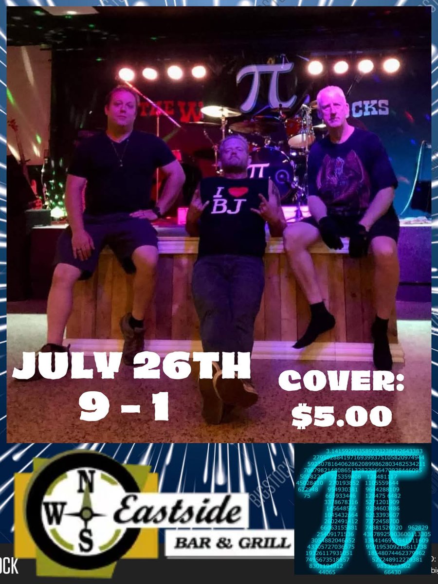 TONIGHT!
It's time to Rock n Roll!!
PI
9pm Start. Cover $5. #londonontario #livemusic #rock #saturdaynight