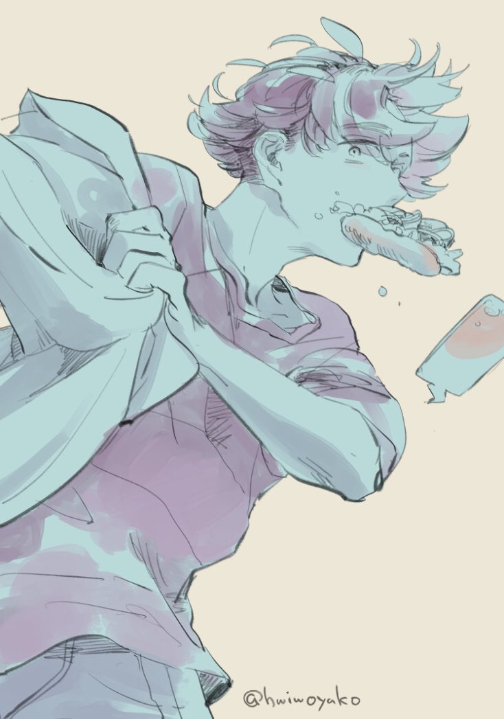 hwiwoyako's tweet image. バタバタ