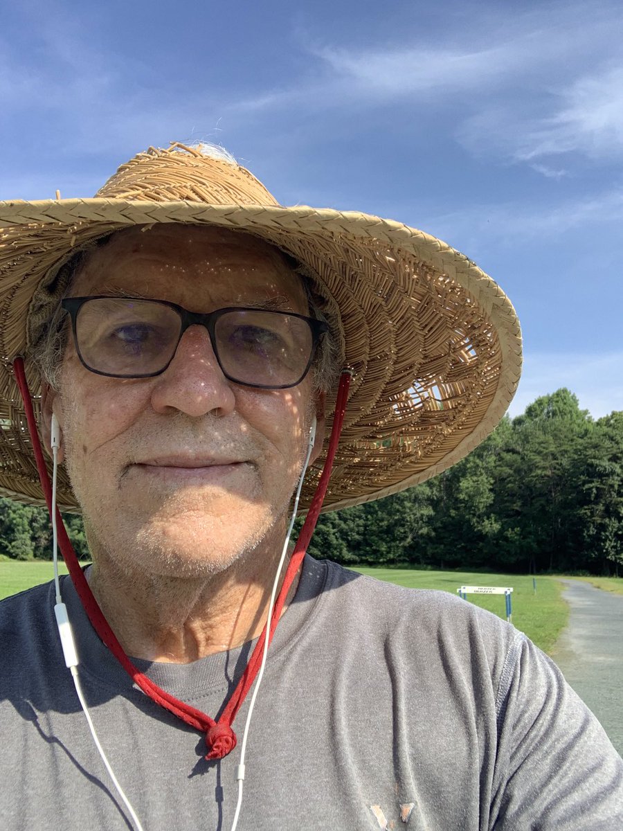 DomStarsiaPLL's tweet image. Here’s what you can look forward to…a 73 year old, running (very generous description of thus) on a cinder track on a sultry summer morning, listening to new music by Peter Gabriel