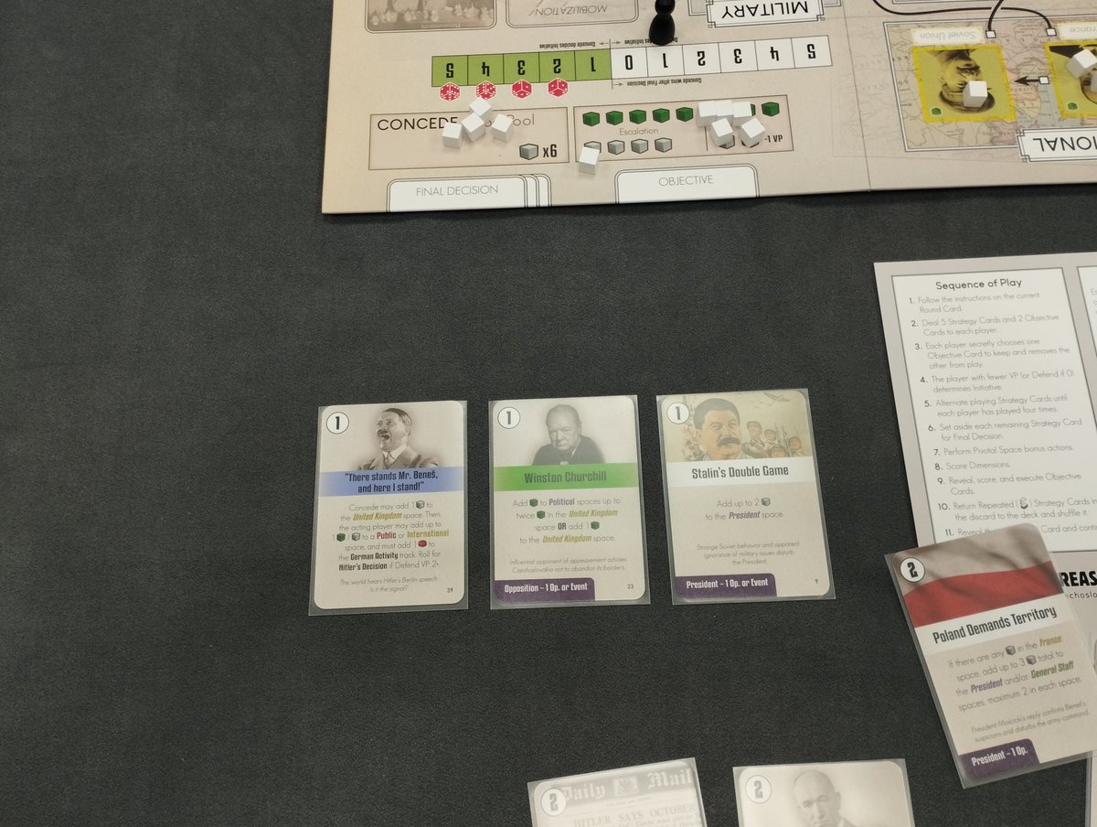 BambotPiotr's tweet image. I recently played four games of The Bell of Treason: 1938 Munich Crisis in Czechoslovakia, published by @GMTGames. The game exceeded expectations. It's very atmospheric, ambiguous, and has interesting victory conditions in a historical context. And there are Polish themes.
