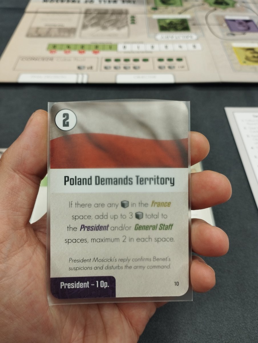 BambotPiotr's tweet image. I recently played four games of The Bell of Treason: 1938 Munich Crisis in Czechoslovakia, published by @GMTGames. The game exceeded expectations. It's very atmospheric, ambiguous, and has interesting victory conditions in a historical context. And there are Polish themes.