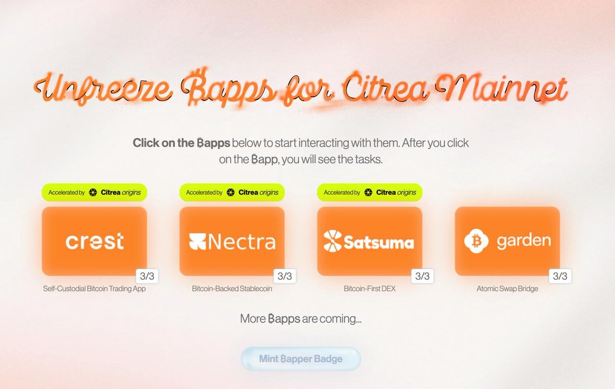 Citrea Bapps Görevleri Detaylı Rehber! 💸

Merhaba dostlar. Geç de olsa ben de <a href="/citrea_xyz/">Citrea</a>'e girmeyi başardım. 20K cüzdandan yaklaşık olarak 5K cüzdan tüm görevleri yapmış. Bu yüzden detaylı bir rehber hazırlamak istedim. Görseller gönderinin sonuna eklediğim PDF'te numaralı