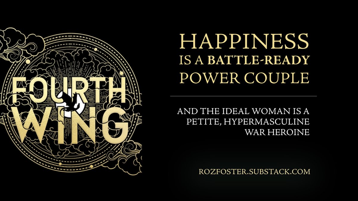 RozFoster's tweet image. Want to know what women want today?
They want to be small, hypermasculine weaponized competitors in life and on the market here in late-stage capitalism. They aspire to embody intelligence, courage, morality and physical prowess--i.e. to have mad fighting skills (verbal or…