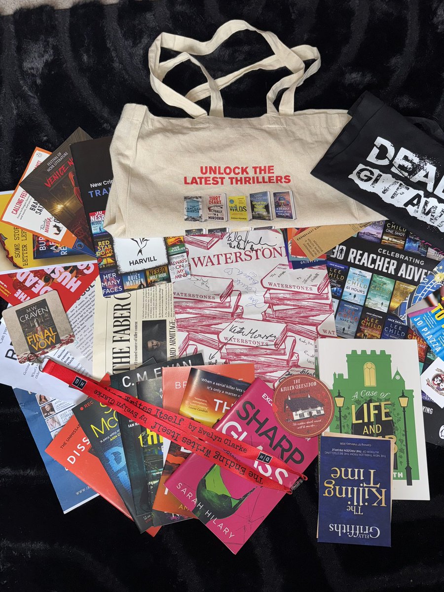 🚨 GIVEAWAY 🚨

Missed #TheakstonsCrimeFestival? I’ve got you covered 👀

Win 1 of 2 prize bundles incl. a signed Waterstones bag, book samples, a full book, pens + more!

TO ENTER:
🔁 RT
❤️ Follow
🖱️ Subscribe to thesecretbookreview.co.uk

Winner announced 31st July! UK only.