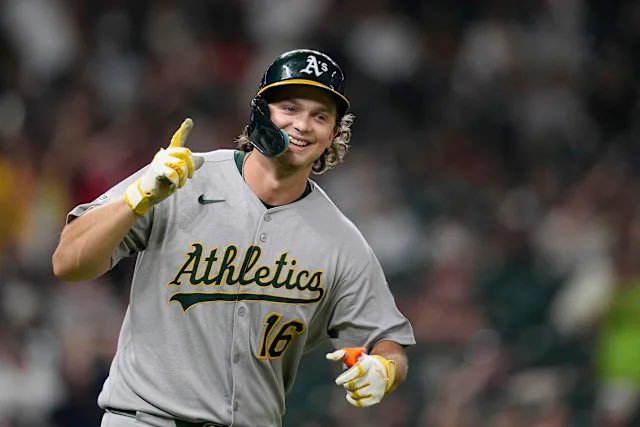 SleeperMLB's tweet image. In the last 30 days - Nick Kurtz ranks:
1st in Batting Average
1st in Home Runs
1st in OPS
1st in RBIs
1st in Runs
1st in SLG
1st in OBP
HOTTEST HITTER ON THE PLANET 🔥