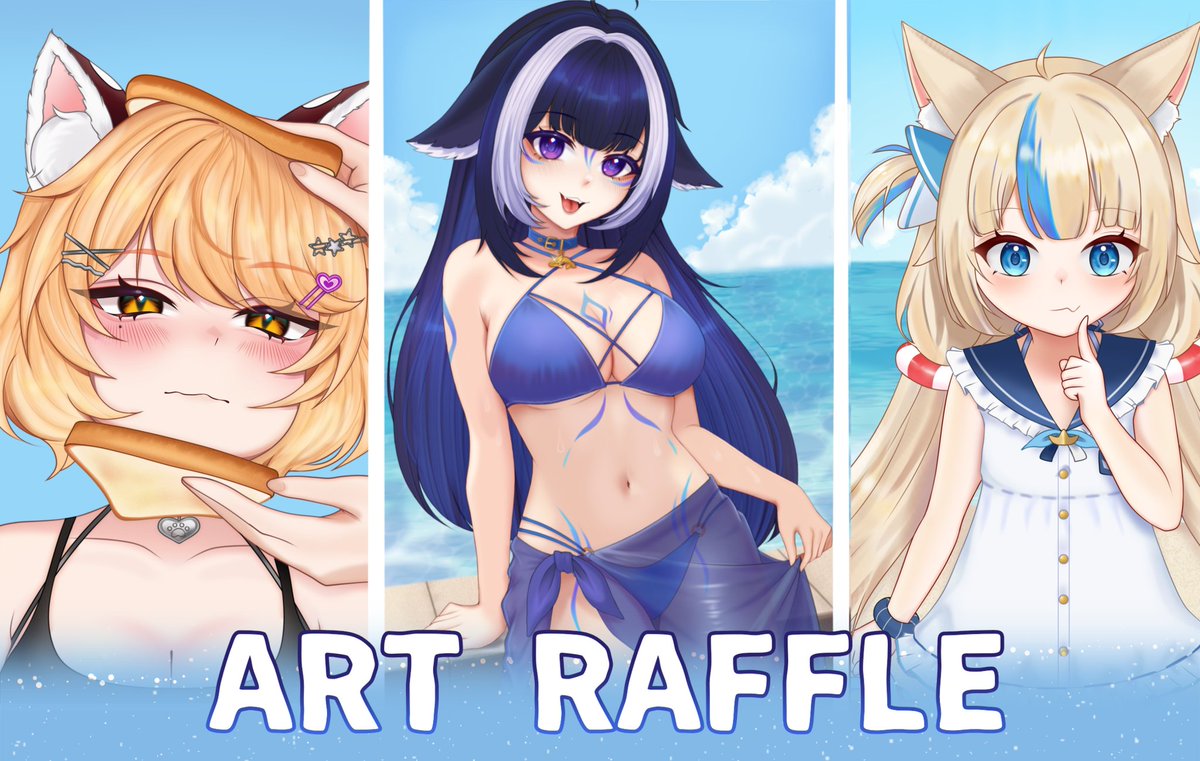 sonxvvi's tweet image. 🌊 ART RAFFLE🌊 
1 winner will get a halfbody illustration 🐚

✦ How to Join
Follow me
Like + RT (no QRT)
Reply with your OC reference (image or link)

✦ Ends
10 August 2025
 #artraffle #Giveaway #Vtuber