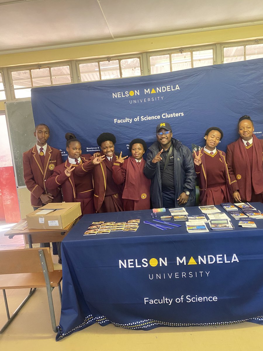 Day 2 of #CareerExpo2025 

We wrapped up on a high note, engaging with Grade 9s exploring subject choices &amp; Grade 11s preparing for tertiary paths.

Thank you to all the learners for your curiosity and energy! 

#FacultyOfScience #STEMCareers #YouthEmpowerment #Mthatha
