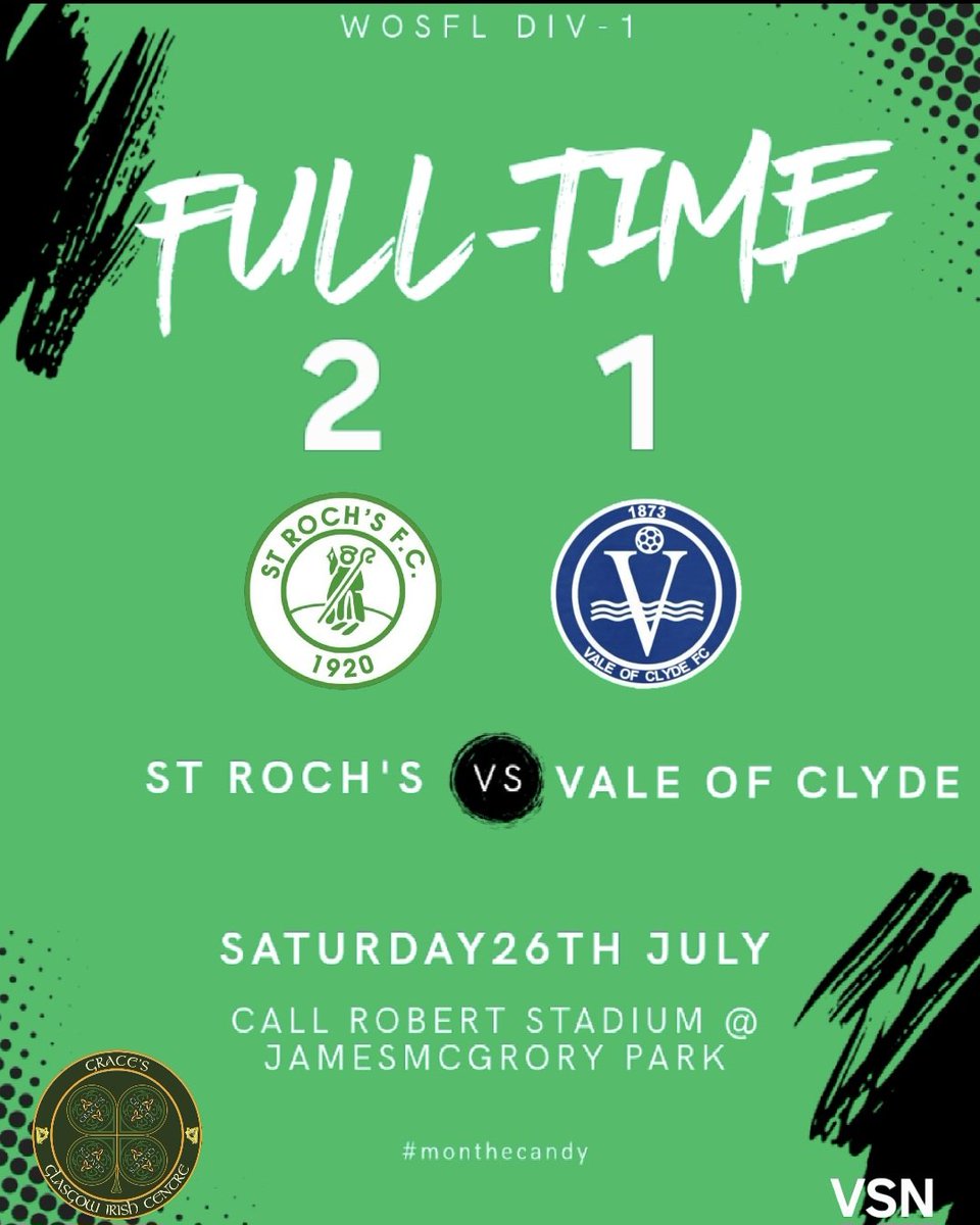 StRochsJuniors's tweet image. FULL TIME 

#monthecandy