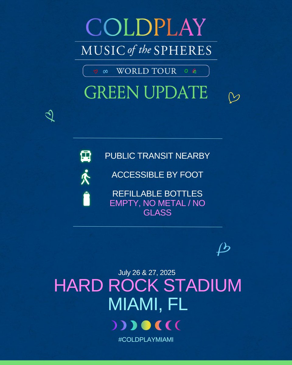 coldplay's tweet image. #ColdplayMiami