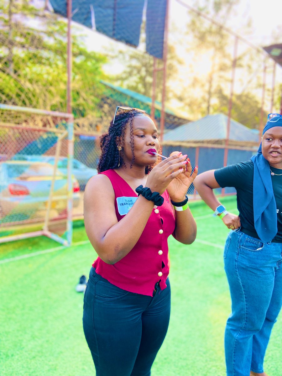 IamBornBlack's tweet photo. This is called the Egg 🥚 race 
It’s getting more interesting in here.
#IgniteFunDay #PlayHouseEvents 
Happening Now 
Centenary Park Turf https://t.co/e7miV0gCh9