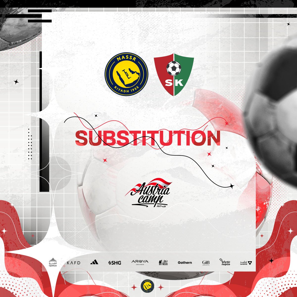 AlNassrFC's tweet image. ⏱️ | 65"
تبديلين للنصر :
دخول | محمد مران - مشاري النمر
خروج | ساديو ماني - انجيلو
#النصر_يوهان
#النصر_في_النمسا 🇦🇹