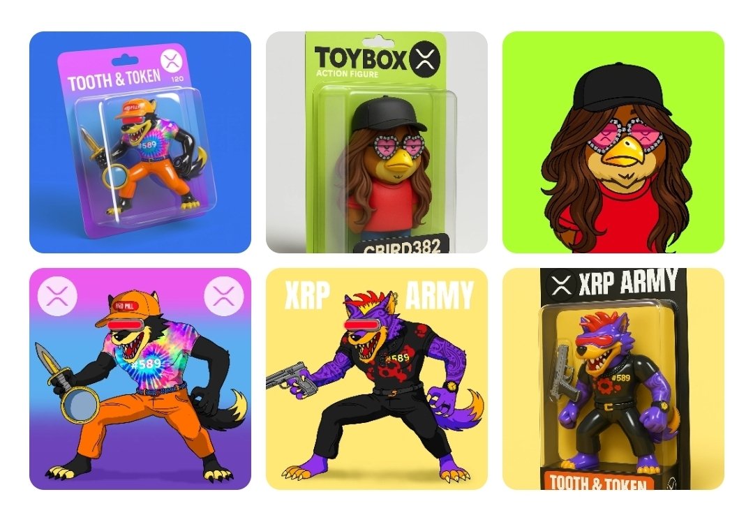 XRPL_DEMON's tweet image. 🚨 WIN 6 NFTs! 🚨
🎁 1x CBIRD NFT + TOYBOX
🎁 2x TOOTH&TOKEN NFTs + TOYBOXES
= 6 NFTs total 👀
💰 Worth over 100 XRP!
How to enter:
1️⃣ Follow
@toothandtoken
@CommonBird_XRPL
@XRPL_DEMON
2️⃣ Like + Retweet
3️⃣ Comment done & Tag 3 friends
4️⃣ Send 2 XRP to:…
