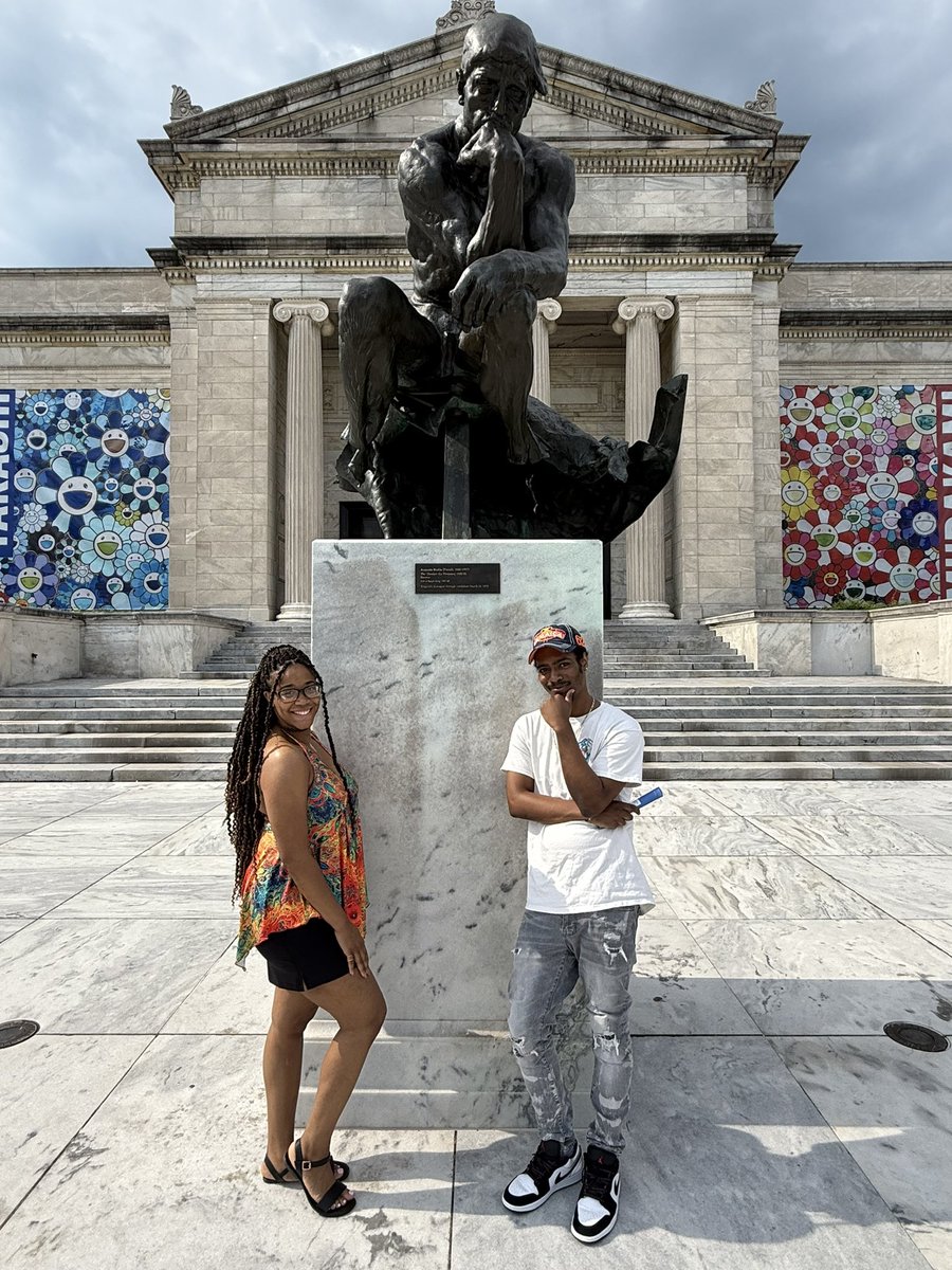 SkrticX's tweet image. Great meeting Rasheed Melville &amp;amp; Mecca Muhammad at the Cleveland Museum of Art. Rasheed, originally from Jamaica, has called Cleveland home for 10 years. He was showing Mecca around while she visited—perfect spot to impress. Thanks for the conversation and picture.