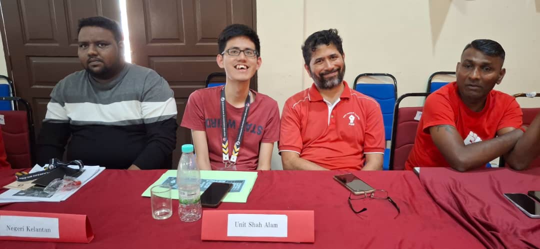 psmshahalam's tweet image. Perwakilan PSM Shah Alam (dua di tengah) di Kongres PSM Kuala Kangsar!