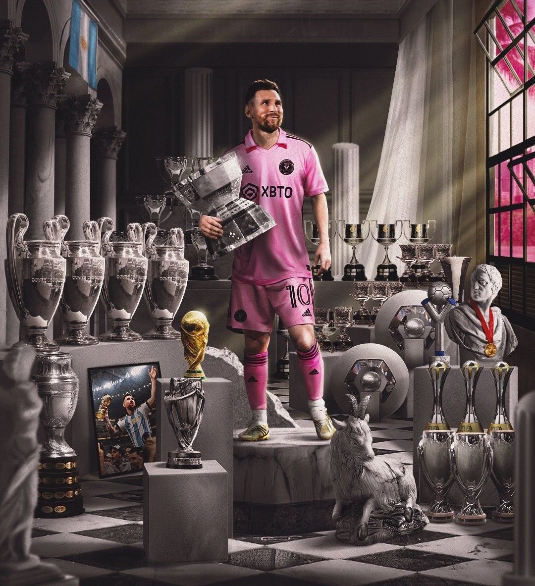 KwesiFCB's tweet image. ⚡️ The man who turned dreams into records… and records into history.
From Rosario to the World 🌏
From La Masia to GOAT status 🐐
From critics to champions, again and again.
🏆 8 Ballon d’Or
⚽️6 Golden Boots
🌏 World Champion
🔵Barça Legend
🇦🇷Argentina’s greatest
Every trophy…