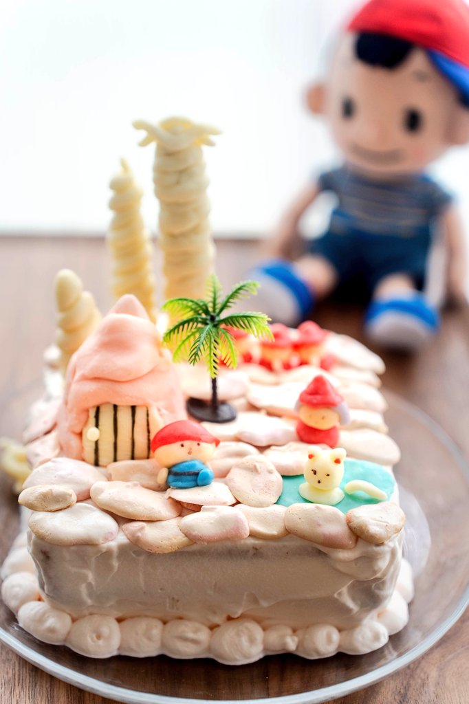 minaminononchi's tweet image. ◆MOTHER 36歳のお誕生日おめでとう。
◆プレゼントのなかみは
　マジカントのケーキだった！
#MOTHER_36th #MOTHER_36周年