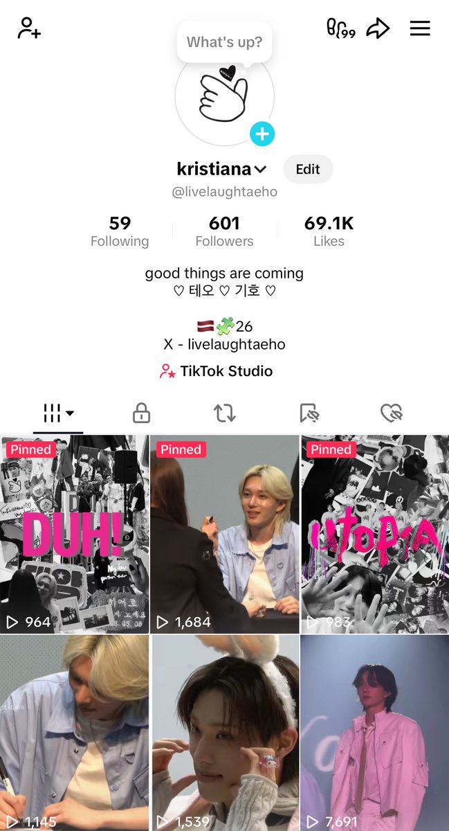 livelaughtaeho's tweet image. my silly tiktok for piwon is growing slowly 🥹🥲 i just wanted to have a place to share more of my life with piwon and to have a place to look back on as well and i’m glad people have enjoyed my clips in the process