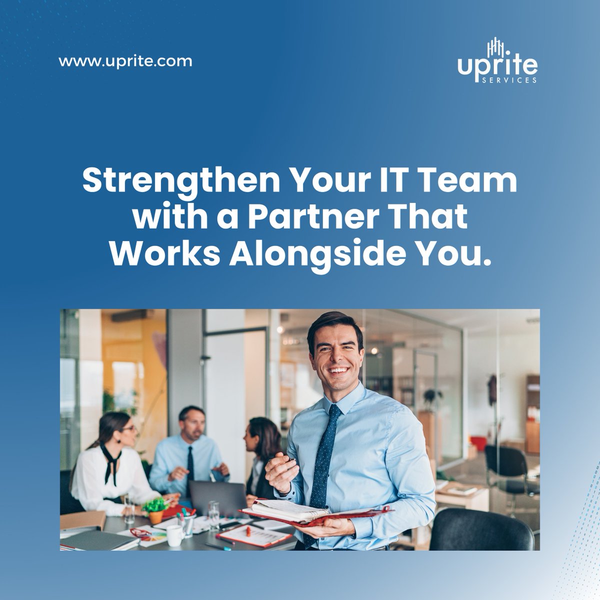 UpriteServices's tweet image. Have an in-house IT team? Strengthen it with Uprite.

Our co-managed IT services fill gaps, scale with your business, and support your team—not replace it.

🤝 Collaborate, don’t compromise.

 #ITSupport #TechPartner #ScalableIT #Uprite #MSP
