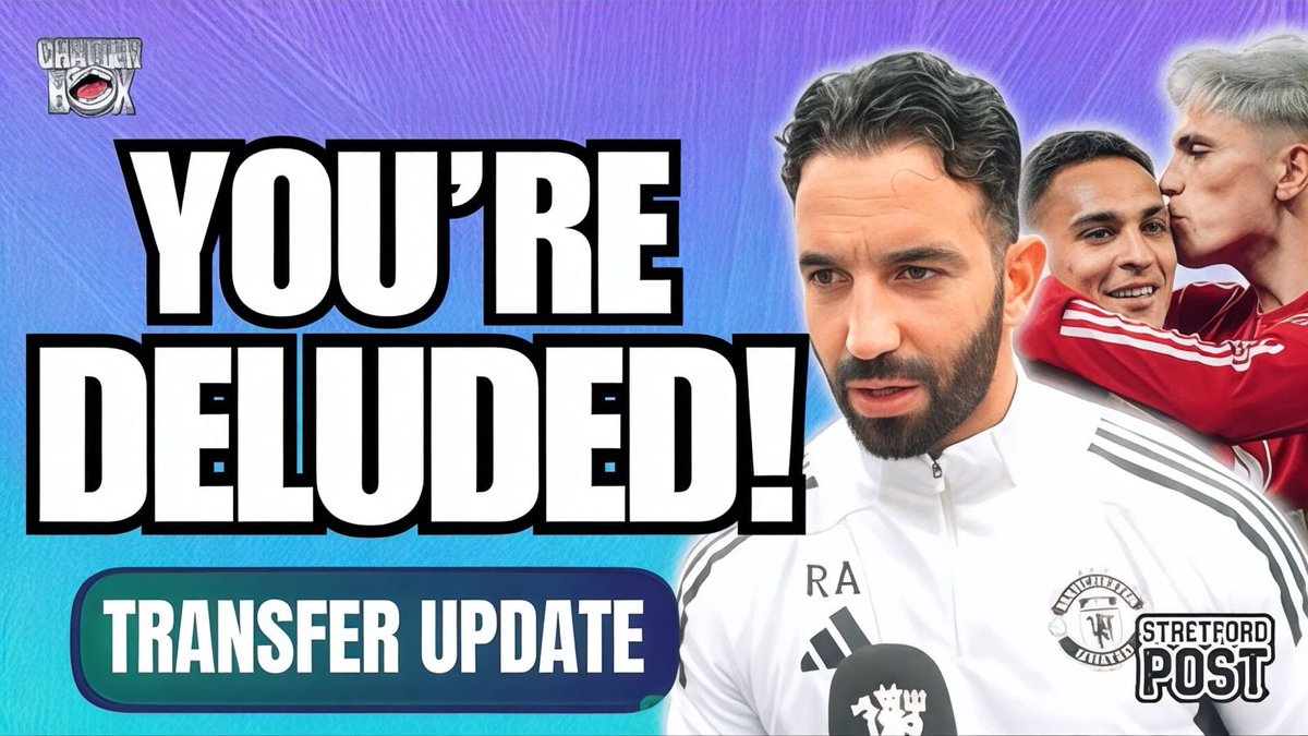 StretfordPost's tweet image. Chatterbox | BRUTAL Ruben Amorim Decision SPARKS Fan Fury! | Ruthless WARNING to United Stars
Join in, I’m LIVE!
youtube.com/live/Y3BGJBfNv…