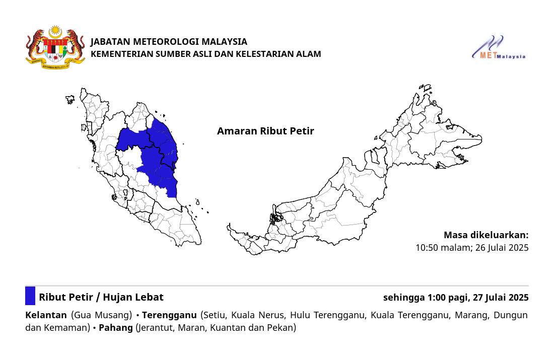 metmalaysia's tweet image. AMARAN RIBUT PETIR. ⛈⛈⛈
#ributpetirmetmalaysia
#metmalaysia
#NRES
#MalaysiaMadani