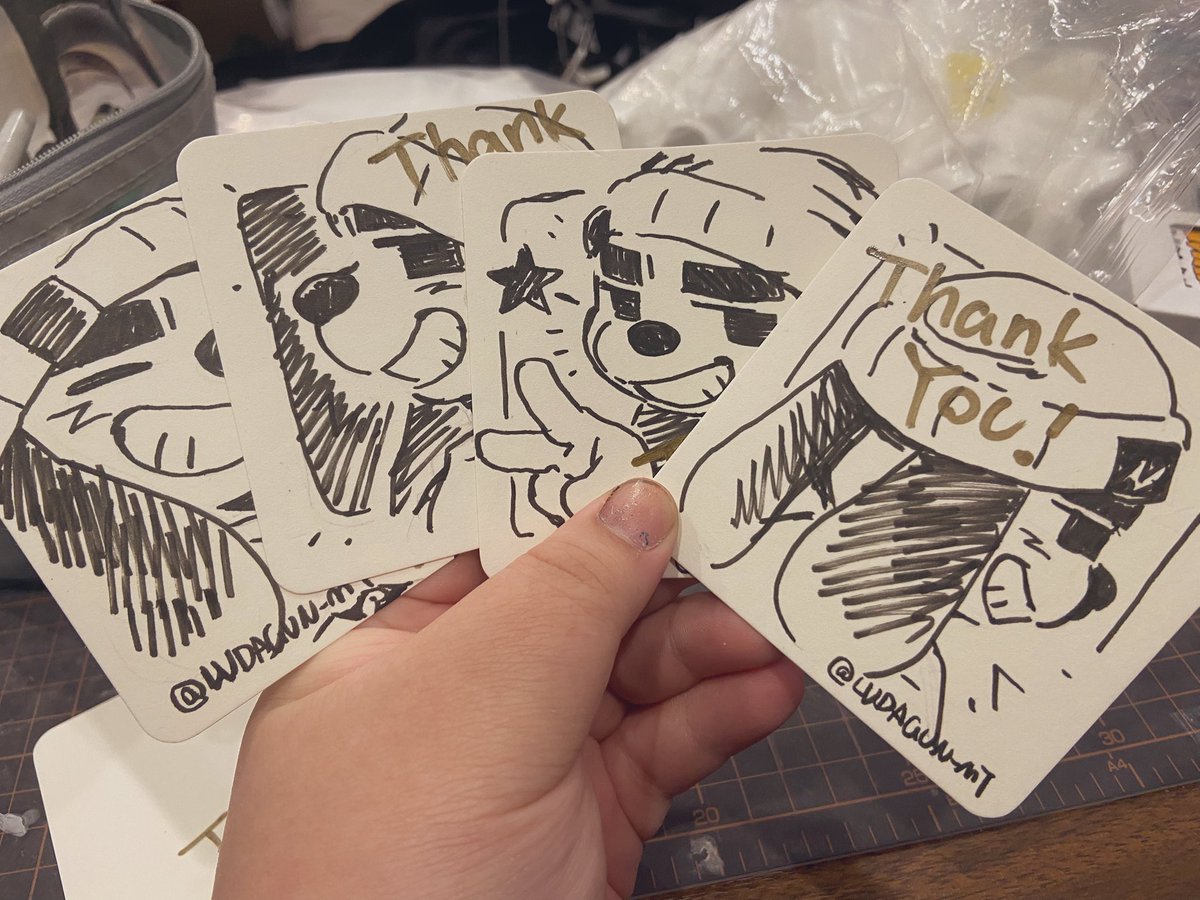 梱包が良い感じに出来ました！
PS:中にランダムで落書き付き