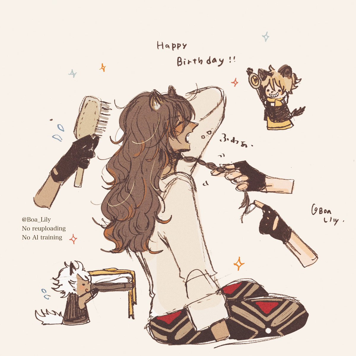 Boa_Lily's tweet image. #レオナ・キングスカラー誕生祭2025
 
今日の主役はレオナさんッスよ.ᐟ