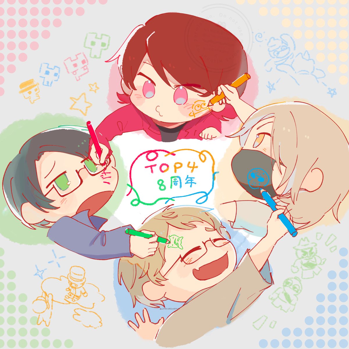 #日本TOP4_8周年
 #自称日本TOP4八周年

今年もおめでとうございます‼️